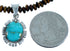 Multicolor And Sterling Silver Southwest Bead Necklace And Pendant Set SX114932